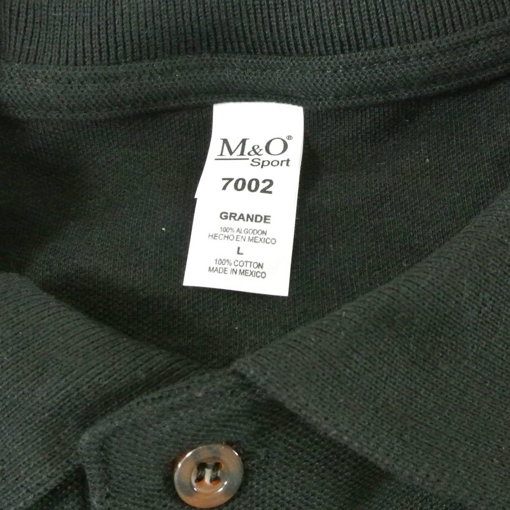 McDONALD'S Fast Food Employee Uniform Polo Shirt Black NEW Size L Large - Picture 11 of 11